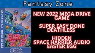 Fantasy Zone new 2022 Mega Drive Super Easy Deathless and hidden Space Harrier audio secret.