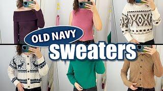 Old Navy SWEATERS  dressing room try on