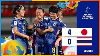 #U17WAC  Group B  Japan 4 - 0 Thailand