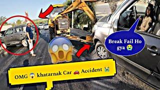 OMG Khatrnak Car Accident  Sab kuch Khatam xtm Rider