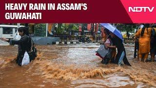 Guwahati Rain  Waterlogging In Assams Guwahati After Heavy Rain