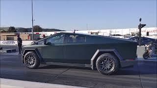 Tesla Cybertruck 14 Mile at Wednesday Night Drags Sonoma Raceway May 1 2024