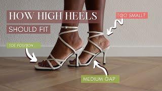 How High Heels Should Fit  Should You Size Up Or Down in Heels?