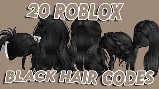 aesthetic black hair codes + links  roblox bloxburg brookehaven berry avenue