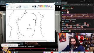 Hasan draws Brittany Venti then calls out chatters who find her attractive…...  hasanabi