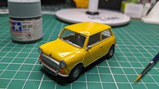 Building my Grandads Austin Mini in 143 scale