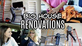 VLOG big house renovations neighbor problem family time + MORE