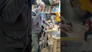 Crazy Belarusian carpenter  P.S. DO NOT REPEAT the actions are performed by a professional.