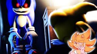 Fleetway Reacts to HIDE AND SEEK ft Sonic Exe SFM Short