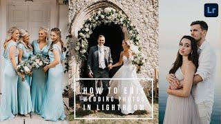 How to edit wedding photos in Lightroom  Lightroom presets for Photographers  Lightroom Tutorial