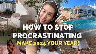 How to overcome PROCRASTINATION & manifest BIG THINGS in 2024