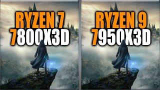 Ryzen 7 7800X3D vs 7950X3D Benchmarks - Tested in 15 Games and Applications