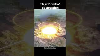 Tsar Bomba Destruction in perspective ️