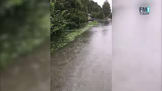 Todayreporter filmt Hochwasser in Widnau