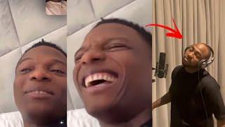 Wizkid Keep Insulting his Fans as the Mock Davido Style Recording in Studio and Praise Wizkid