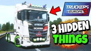 3 HIDDEN Secrets Things The Scania Truck Has In - Truckers of Europe 3