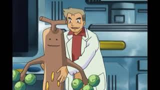 professor oak getting attacked by sudowoodo