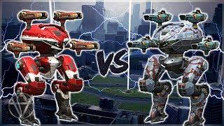 WR  Sharpshooter Storm VS Corona LEECH - Mk2 Maxed Comparison  War Robots