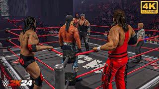 WWE 2K24 - Brothers of Destruction vs. nWo - 2 On 3 Handicap Elimination Match  PC 4K60