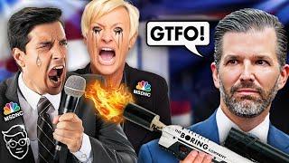 Don Jr NUKES MSNBC Reporter on LIVE TV from the RNC Floor After Anti-Trump Rant  Get Out Of Here