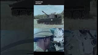 U.S. Army  M108 105mm self-propelled howitzer shoot-and-scoot