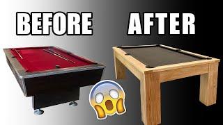 Amazing Modern Pool Table Makeover 