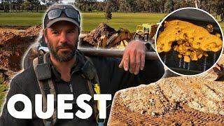 Gold Miners Unearth A Stunning $12000 Gold Nugget  Aussie Gold Hunters