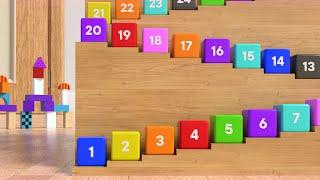 Numbers Song 1 - 100  Counting by 1 to 100  123kidstv