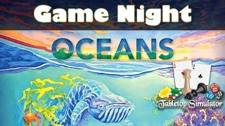 Game Night Oceans Board Game on Tabletop Simulator  Tutorial and Playthrough