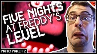 Five Nights at Freddys in Super Mario Maker 2