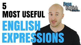 5 MOST USEFUL English expressions that you didnt learn at school