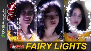 Photoshoot BTS  DELMA T-feMALE  LIMITED EDITION FAIRY LIGHTS