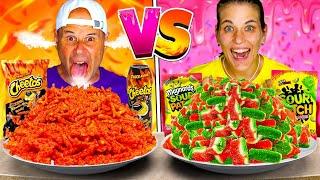 COMIDA PICANTE vs DULCE **MUY MALA IDEA**  Yippee Family