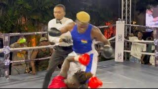 Boxing Night Bukom Banku’s Son Abu ‘Tilapia’ Kamoko vs Thomas Ayaatoya  What A Knockout 