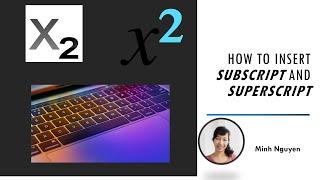 Keyboard shortcut to type subscript or superscript in Word