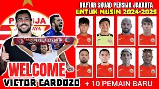 RESMI  DAFTAR PEMAIN PERSIJA MUSIM 2024-2025  WELCOME VICTOR CARDOZO PERSIJA  PERSIJA HARI INI