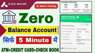spice money axis bank account opening  spice money account opening