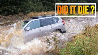 GREEN LANING UK - Land Cruiser Prado 150 - Strata Florida in flood 