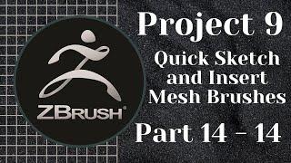 ZBrush  Full Training Course  Project 9 - Lesson 1414  Creating A Mesh With Imm Brushes