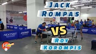 BIG MATCH ‼️JACK ROMPAS  ROY KOROMPIS ‼️KEJUARAAN TENIS MEJA NASIONAL MAESA SATU ABAD