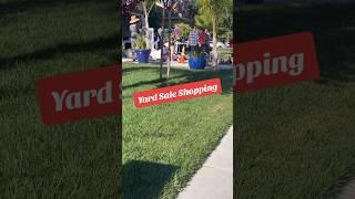 Yard sale shopping for items to resell #yardsalefinds #garagesalefinds #reseller #yardsale #ebay