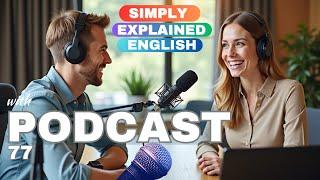 Learn English podcast with conversation for all levels 77  THE COMMON WORDS  Learn English podcast