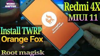 How to Install TWRP & root redmi 4X santoni MIUI 11