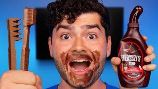 DIY Chocolate vs Willy Wonka Toothbrush