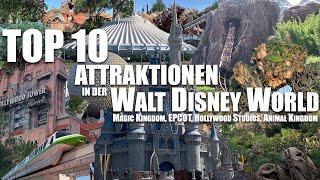 TOP 10 BESTE Fahrgeschäfte in der Walt Disney World Florida