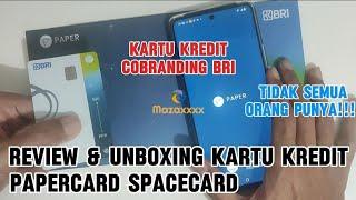 Unboxing & Aktivasi Kartu Kredit PAPER.ID Co-branding Bank BRI