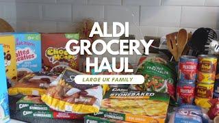 ALDI FOODGROCERY SHOPPING HAULLARGE UK FAMILYOVER £130EASY MEAL OPTIONS FOR SUMMER HOLIDAYS