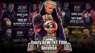 Darby Allin  Every AEW TNT Title Defense