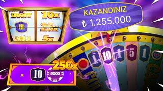 7 BİN İLE 1 MİLYON 400.000 TL CRAZY TİME REKOR KAZANÇ  #rulet #roulette #casino