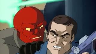 Capitan America and Spiderman vs Red Skull Spiderman The Animated Series